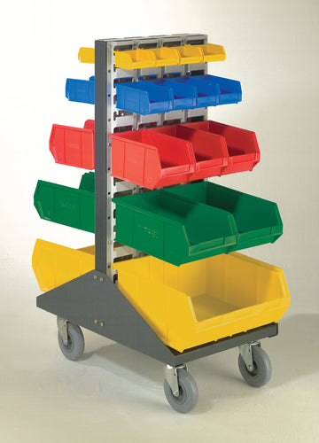 Mobile Louvre Trolley - Double Sided