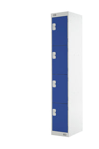 Four Door Locker - Quick Delivery - Blue Doors