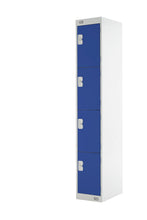 Four Door Locker - Quick Delivery - Blue Doors