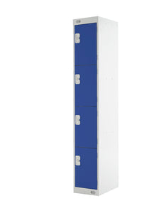 Four Door Locker - Quick Delivery - Blue Doors