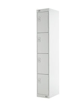 Four Door Locker - Quick Delivery - Light Grey Doors