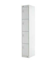 Four Door Locker - Quick Delivery - Light Grey Doors