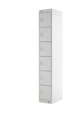 Six Door Locker - Quick Delivery - Light Grey Doors