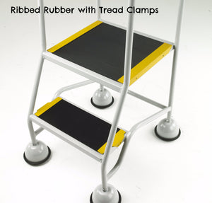 Ribbed Rubber with Tread Clamps