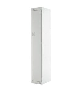 Single Door Locker - Light Grey Doors - Quick Delivery