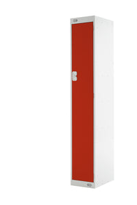 Single Door Locker - Quick Delivery - Red Doors
