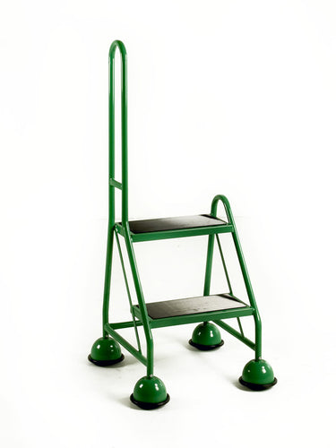 Single Sided Mobile 2 Step - Single Handrail